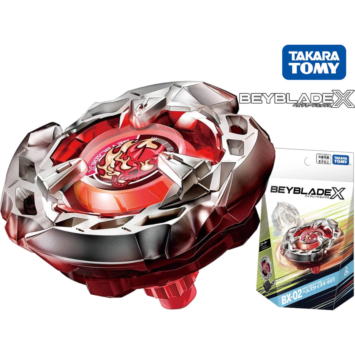 Takara Tomy BX-02 Starter Hells Scythe 4-60T Beyblade X – Beygems.com